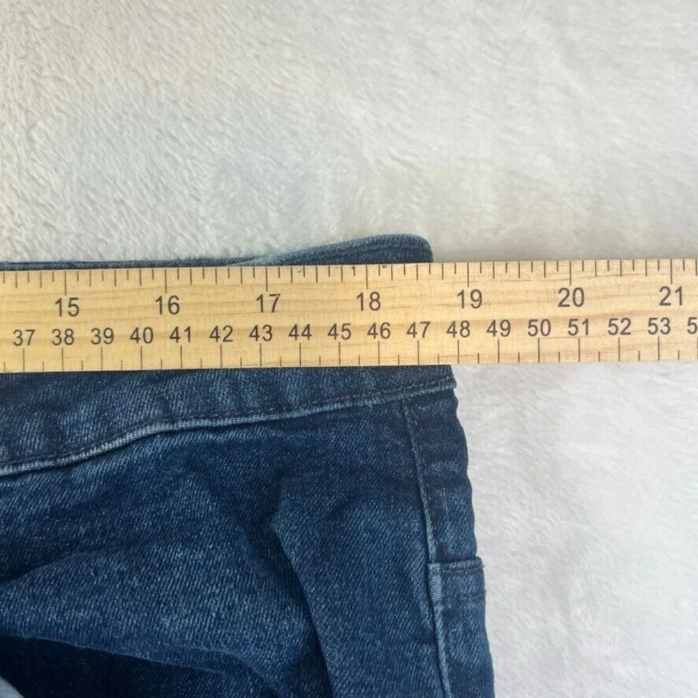 M SOCIETY Men's Jeans Skinny SIZE 38X32 BLUE MOTO‎ Distressed
